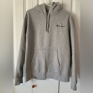 Champion Men’s Heather Gray Athletic Hoodie